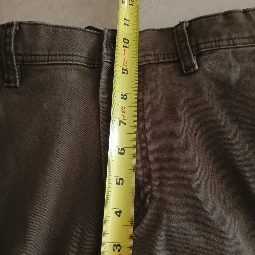 Weatherproof Utility Cargo Pants Mens 32x29 (actual) Olive Green Straight Leg